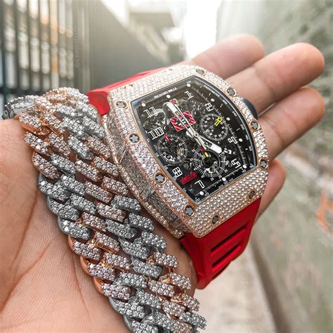 richard mille bust down watch.